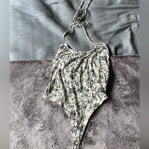 Open Edit Abstract Bodysuit